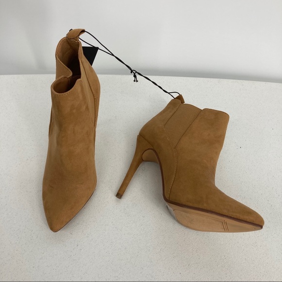 camel colored booties